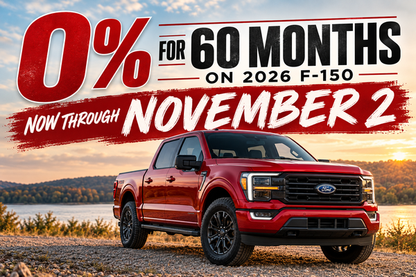 0% APR On 2026 F150