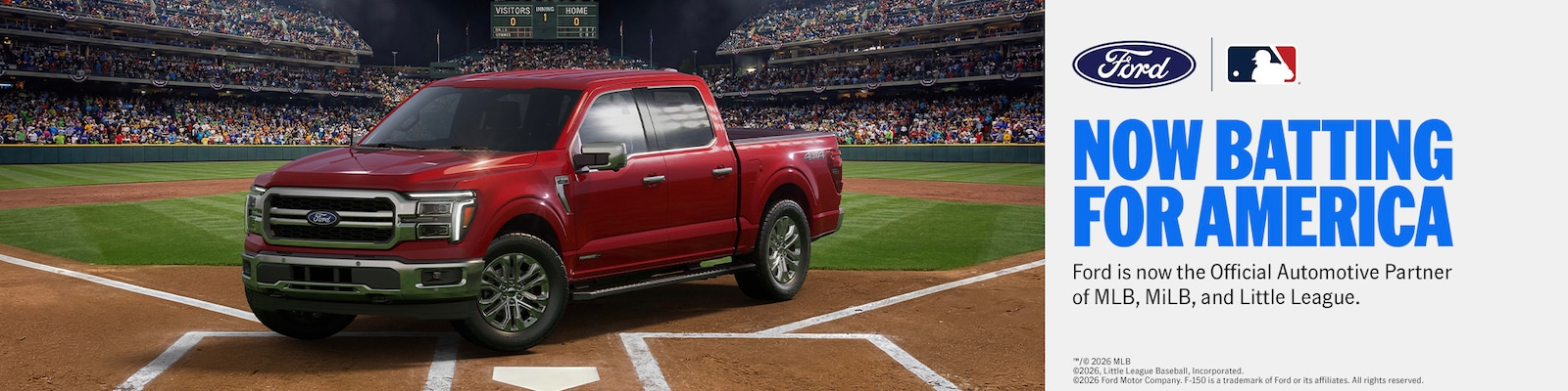 Now Batting For America at Mike Carpino Ford Pittsburg in Pittsburg KS